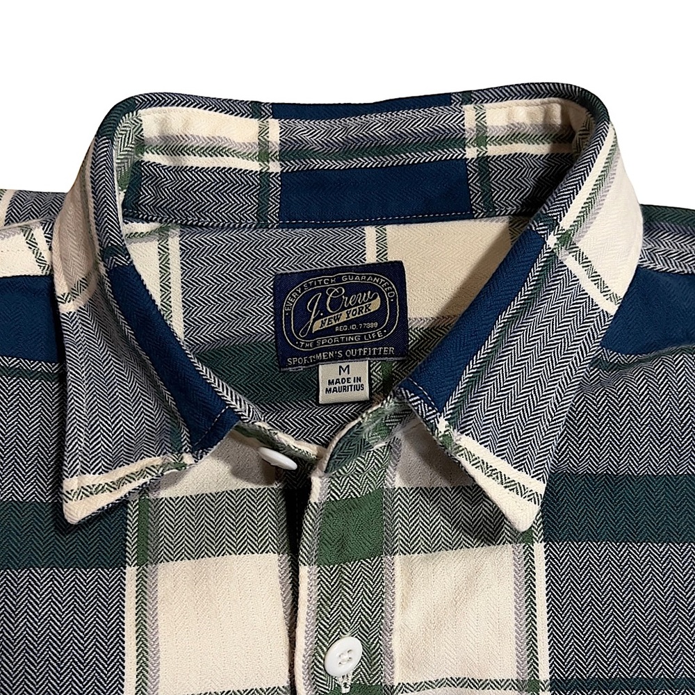 J. Crew New York Sportsman’s Outfitter Twill Plaid Flannel Shirt